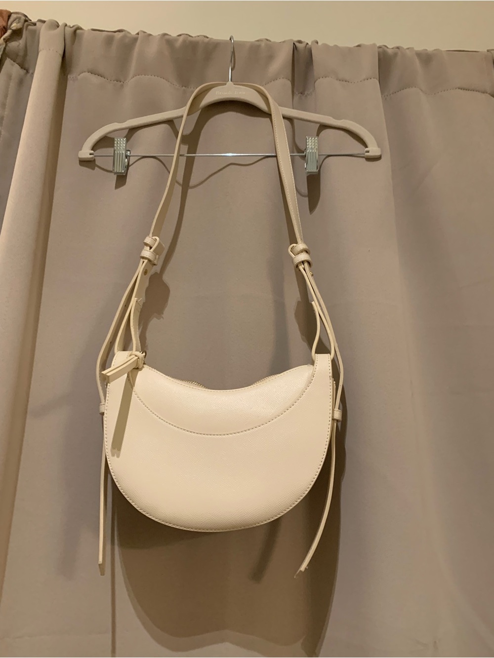 Amazon Cream Crescent Shoulder Bag
